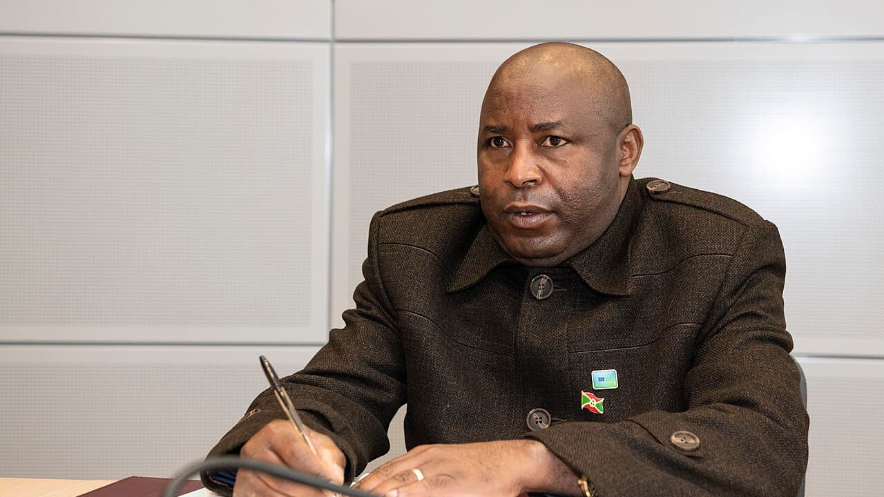 Le président burundais Évariste Ndayishimiye