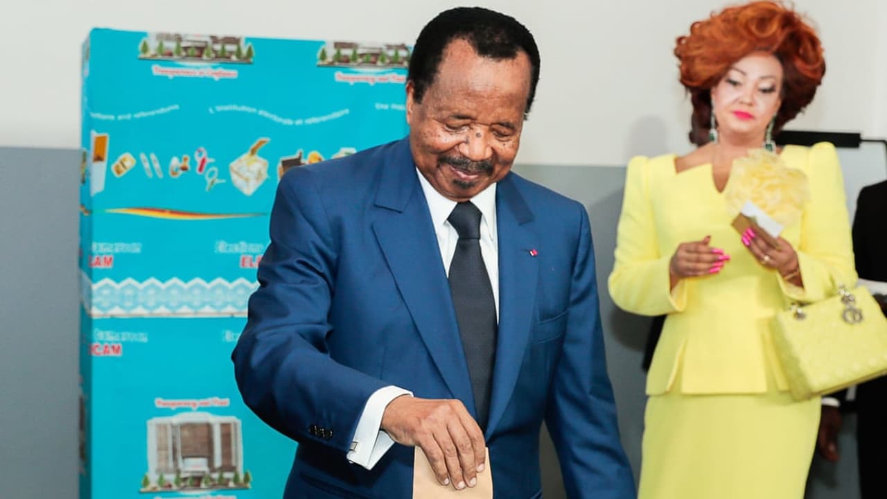 Le président camerounais Paul Biya