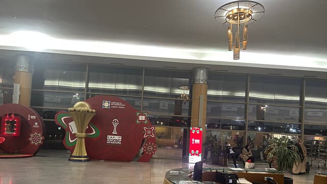 Décoration aux couleurs de la CAN 2025 au Maroc
