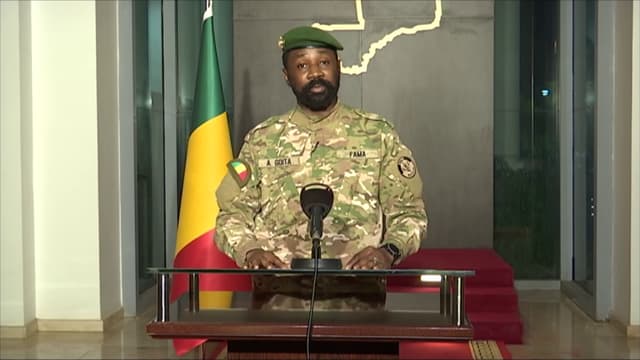 Le général Assimi Goïta, président de la transition malienne
