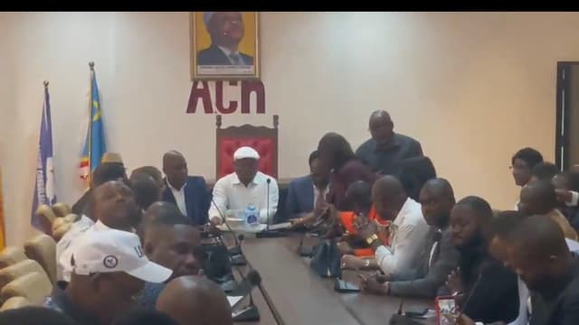 Le présidium de la coalition C64 réuni à Kinshasa