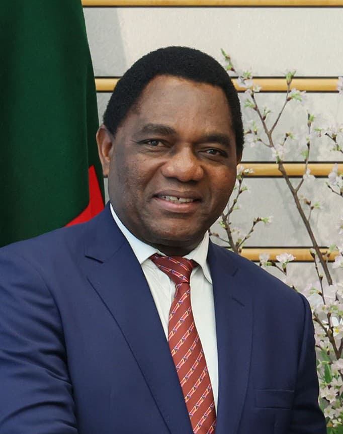 Le président zambien Hakainde Hichilema