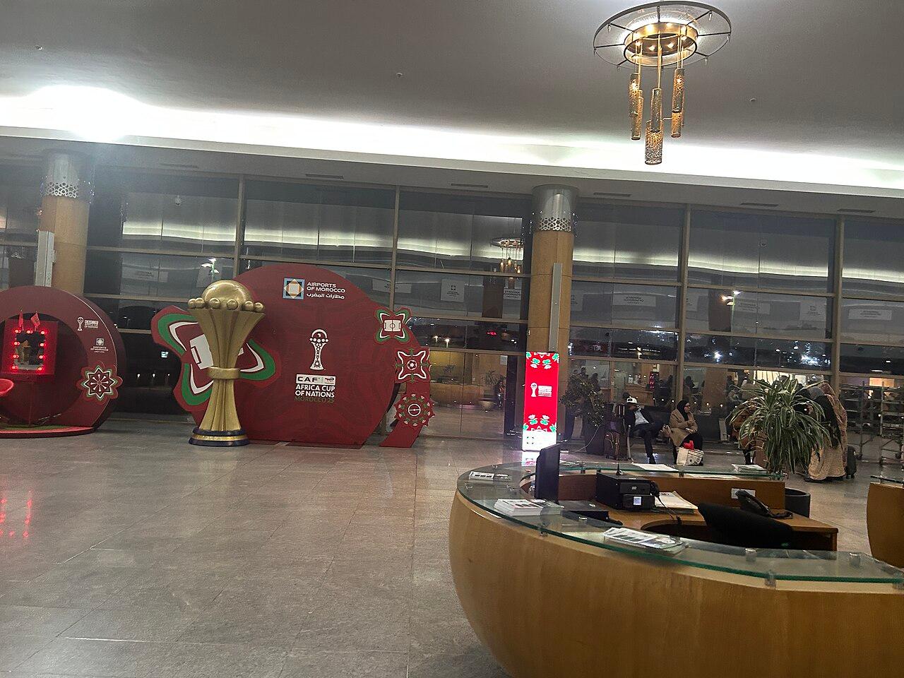Décoration aux couleurs de la CAN 2025 au Maroc