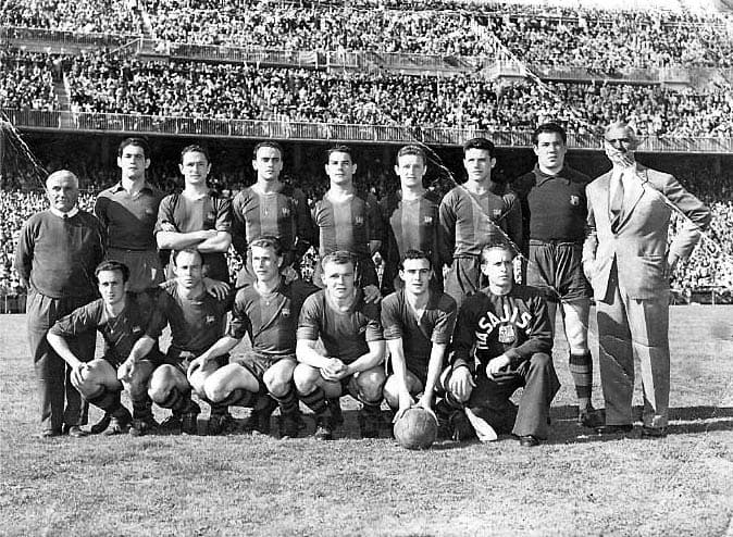 19 buts du Barça contre Málaga en 1952, une machine à marquer
