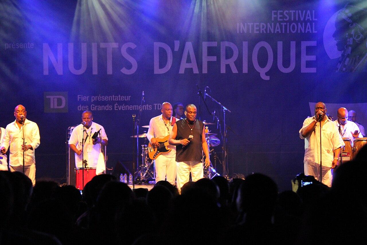 Tabou Combo en concert à la quarantième édition des Nuits d'Afrique à Montréal